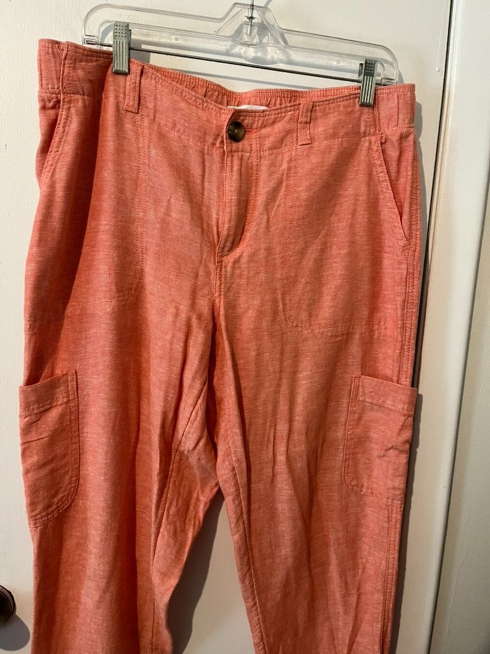 SONOMA LINEN BLEND BEACHY PANTS SZ 12 NICE!!